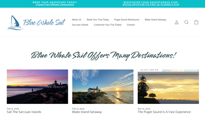 Sail The Puget Sound, Blake Island, or San Juan Islands