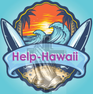 Help Hawaii Concept Ideas $77 for 2 Hoodies one Front and one Front and Back Apparel Rediscover Islands of Hawaii Black T-Shirt Front and Back