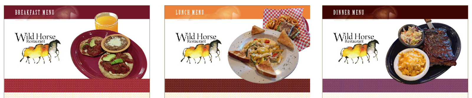 Wild Horse Breakfast Lunch and Dinner