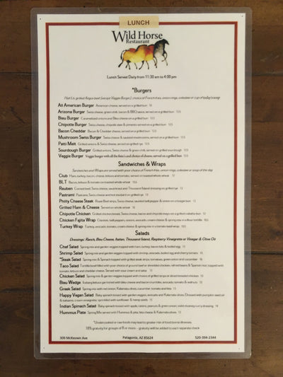 STAGE STOP INN and Wild Horse Restaurant in PATAGONIA, ARIZONA