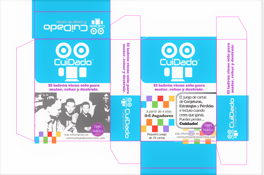 Cuidado™ Card Game ( WatchOut in Spanish )2-3 Players